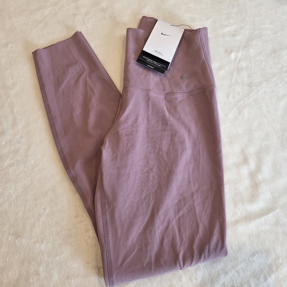 Nike Zenvy DRI-FIT leggings Size Small dusty rose/mauve New Training High Rise - Picture 11 of 12